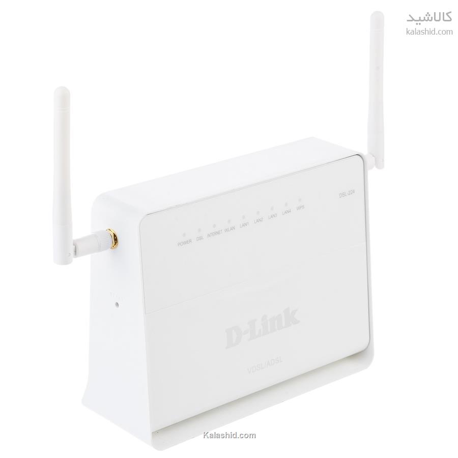 مودم روتر بي سيم ADSL2 Plus و VDSL2 دي لينک مدل DSL-224